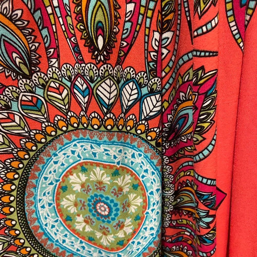 Flowered maxi dress size 12